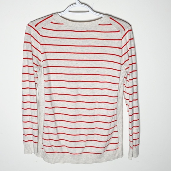 Gap Factory striped V neck sweater size S - Picture 2 of 9
